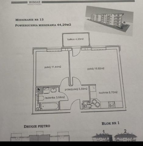 Mieszkanie 2-pokojowe Cybinka, ul. Szkolna. Zdjęcie 1