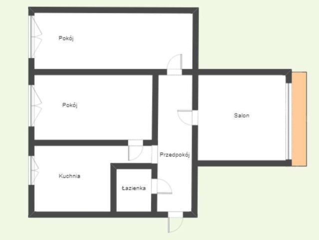 Mieszkanie 3-pokojowe Łódź Dąbrowa, ul. Gersona. Zdjęcie 11