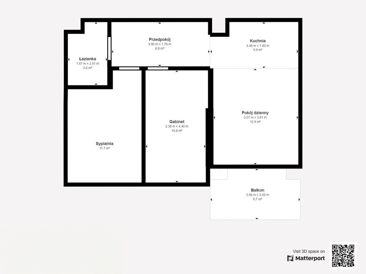 Mieszkanie 3-pokojowe Łódź Polesie, ul. Konstantynowska. Zdjęcie 13