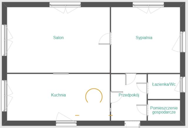 dom wolnostojący, 2 pokoje Pawlin. Zdjęcie 17