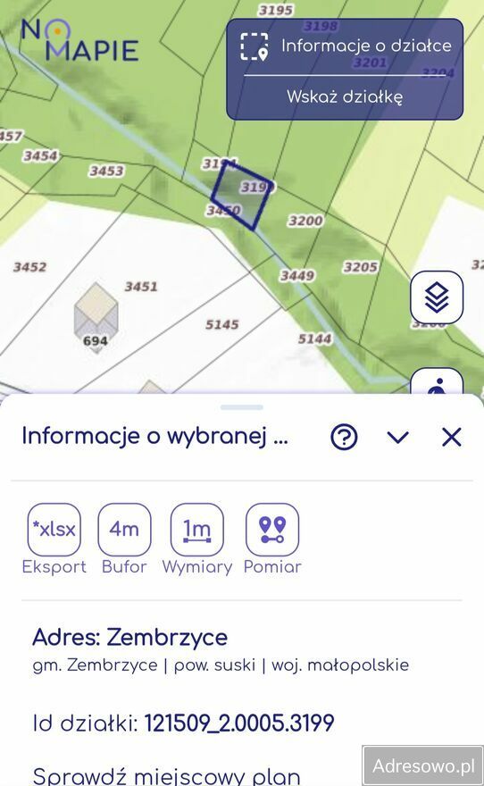 Działka rolna Zembrzyce. Zdjęcie 2