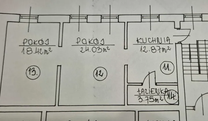 Mieszkanie 3-pokojowe Sierpc, ul. Płocka