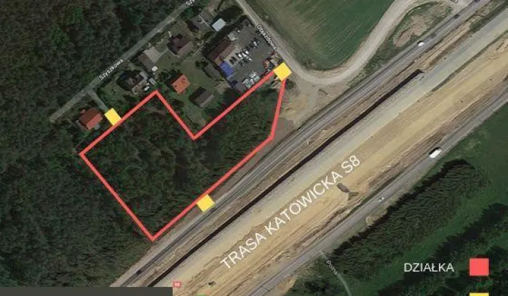 Działka inwestycyjna Siestrzeń