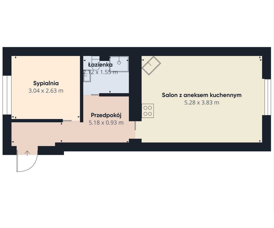 Mieszkanie 2-pokojowe Katowice Koszutka, ul. Sokolska. Zdjęcie 8