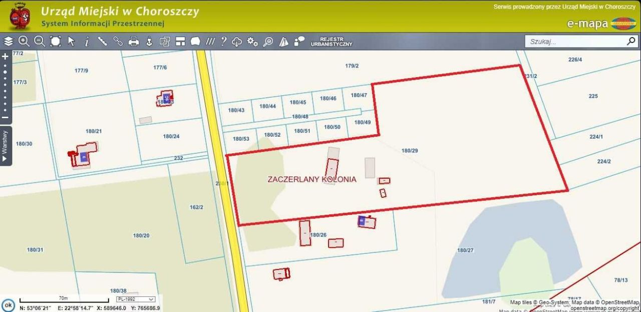 Działka rolno-budowlana Zaczerlany. Zdjęcie 2