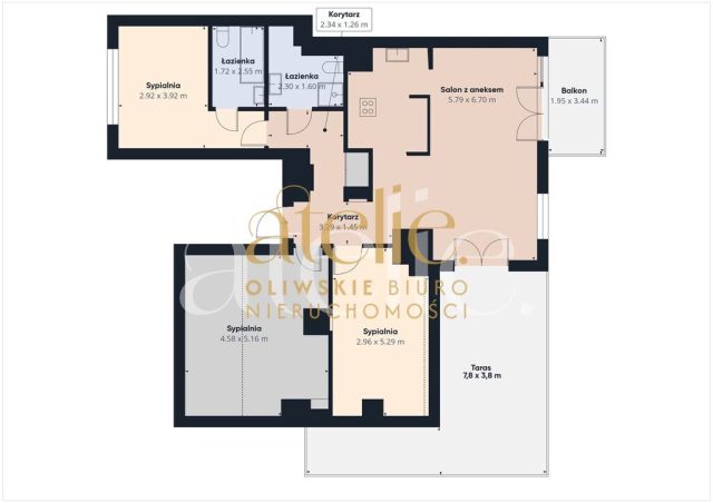 Mieszkanie 4-pokojowe Gdańsk Piecki, ul. Myśliwska. Zdjęcie 20