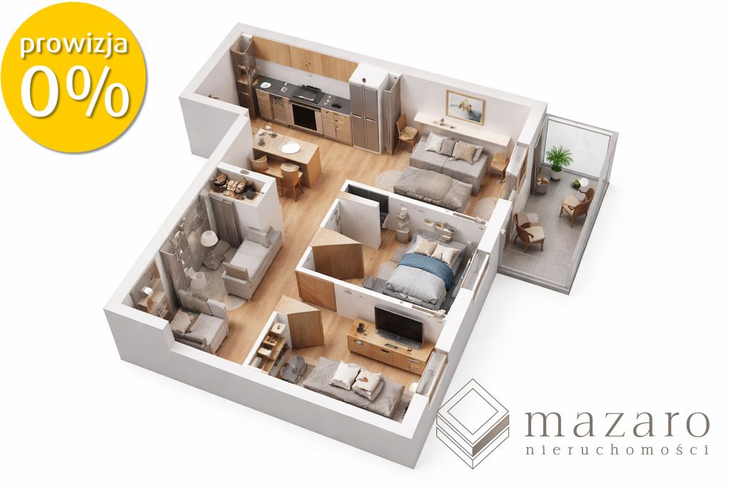 Mieszkanie 3-pokojowe Bydgoszcz. Zdjęcie 1