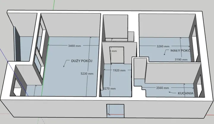 Mieszkanie 2-pokojowe Warszawa Jelonki, ul. Karabeli
