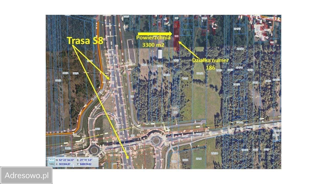 Działka budowlana Nowy Janków, ul. Okopowa. Zdjęcie 2