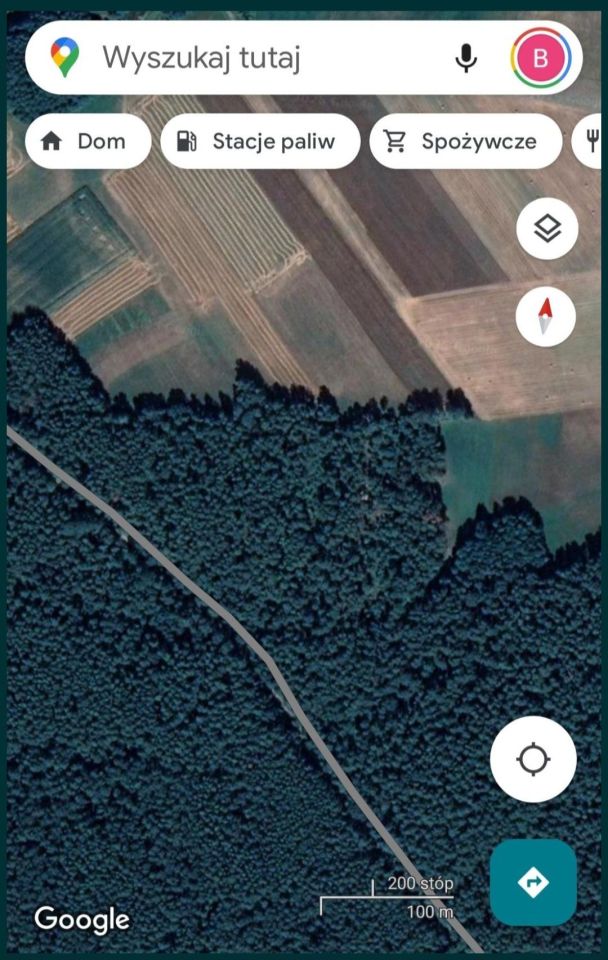 Działka leśna Perki-Franki