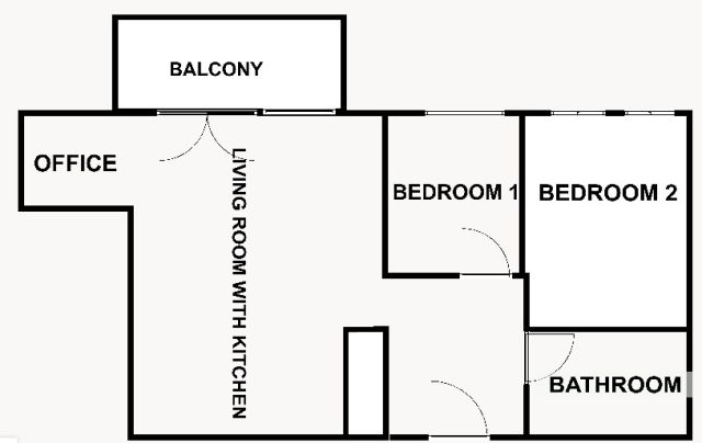 Mieszkanie 3-pokojowe Kraków Dębniki, ul. gen. Antoniego Józefa Madalińskiego. Zdjęcie 14