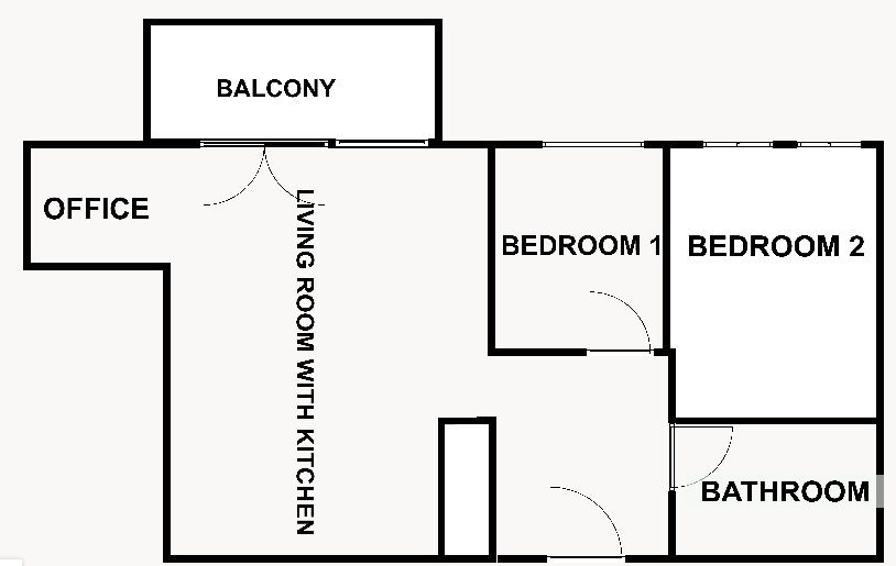 Mieszkanie 3-pokojowe Kraków Dębniki, ul. gen. Antoniego Józefa Madalińskiego. Zdjęcie 14