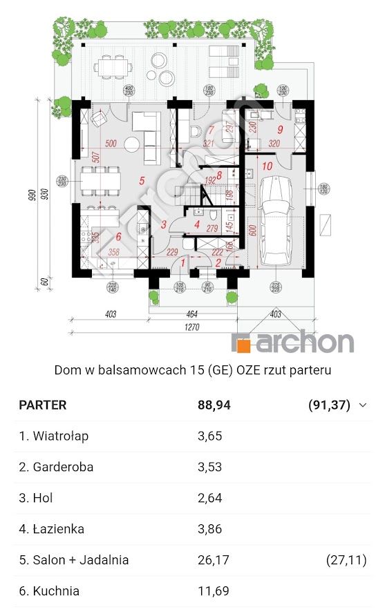 dom wolnostojący, 5 pokoi Gulczewo, ul. Jodłowa. Zdjęcie 17