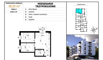 Mieszkanie 3-pokojowe Czechowice-Dziedzice, ul. Mazańcowicka