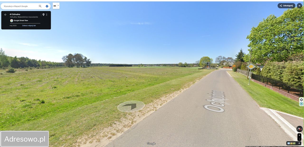 Działka rolno-budowlana Ochudno