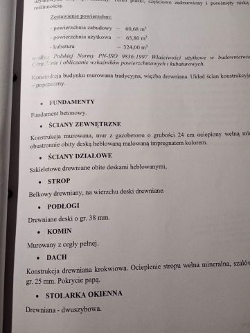 dom wolnostojący, 2 pokoje Arciechów Myszyniec, ul. Orzechowa. Zdjęcie 2