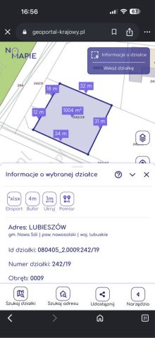 Działka budowlana Lubieszów. Zdjęcie 1