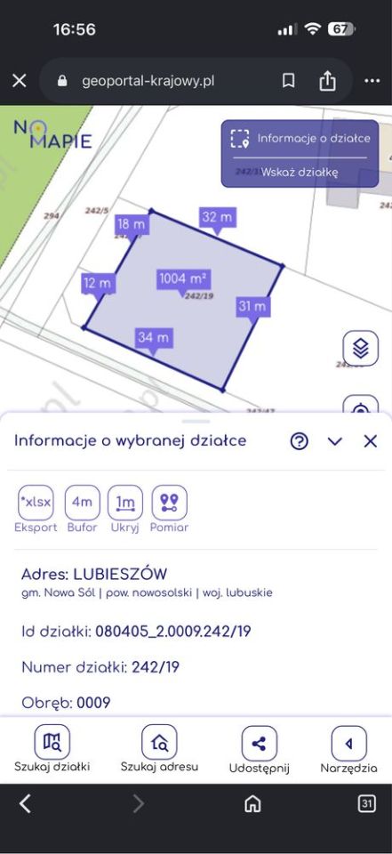Działka budowlana Lubieszów. Zdjęcie 1