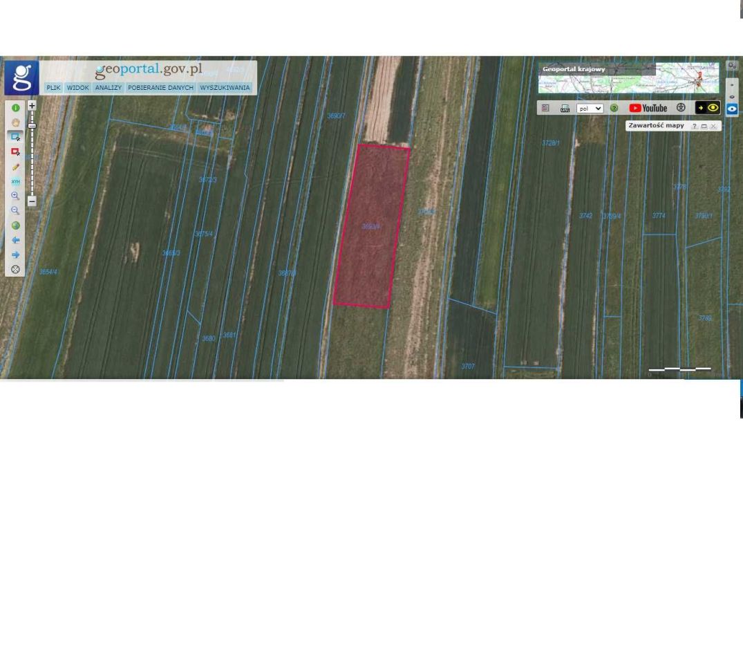 Działka budowlana Pietrzykowice, ul. Słoneczna