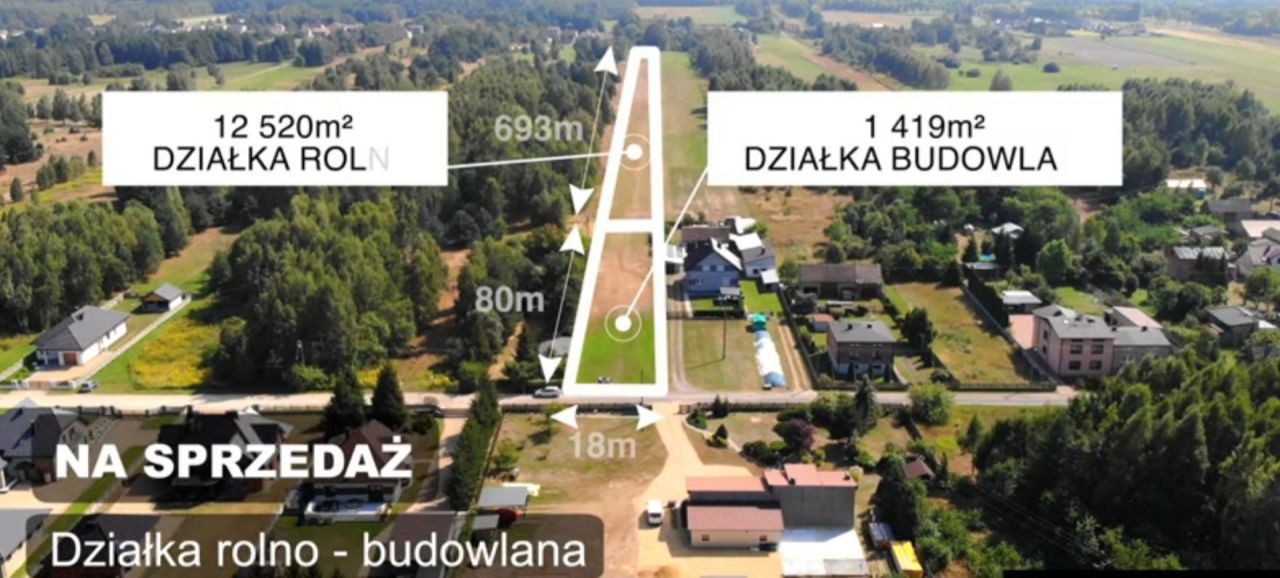 Działka rolno-budowlana Truskolasy, ul. Piaskowa