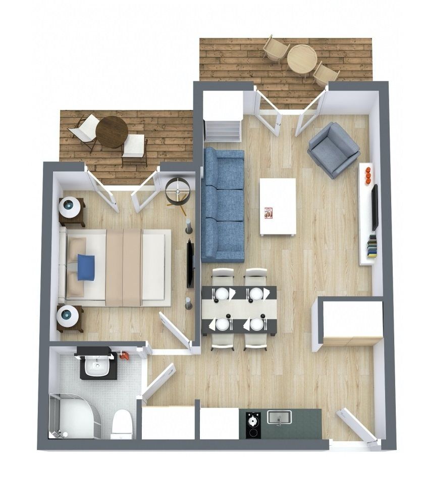 Mieszkanie 2-pokojowe Szklarska Poręba, ul. Stefana Żeromskiego. Zdjęcie 9