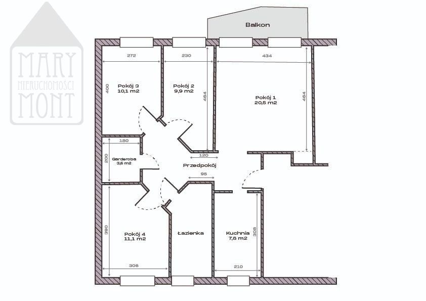 Mieszkanie 4-pokojowe Warszawa Ochota, ul. Opaczewska. Zdjęcie 12
