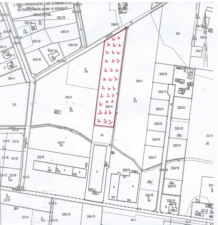 Działka rolna Trzciniec, ul. Laskowa. Zdjęcie 2