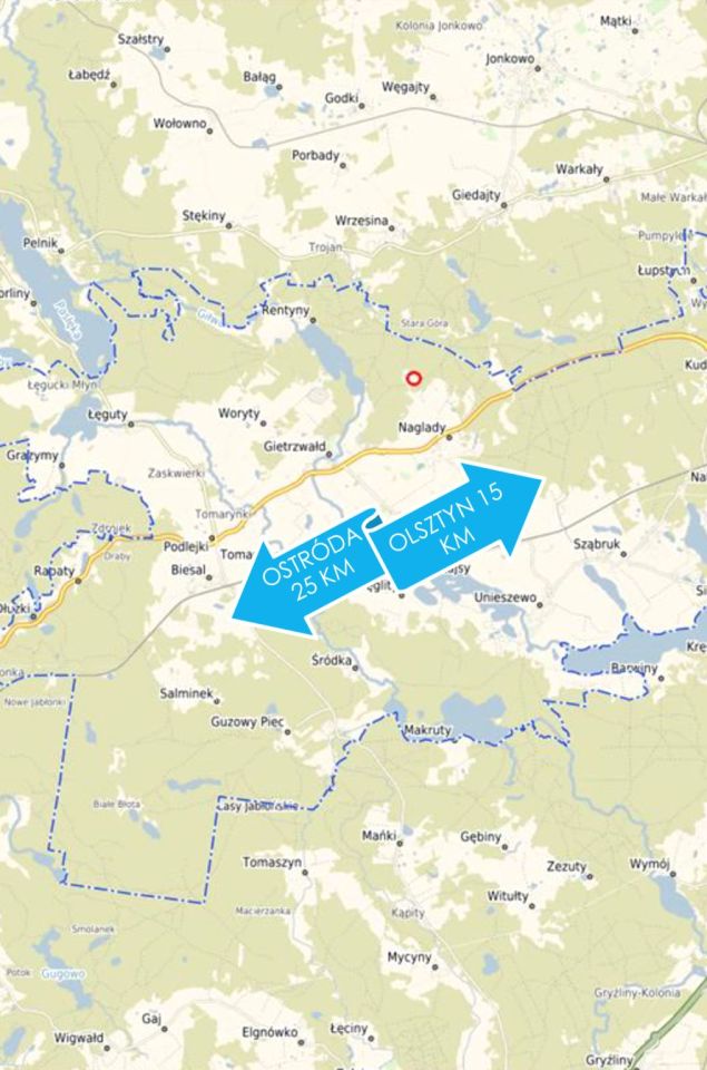 Działka budowlana Naglady, ul. Żurawia. Zdjęcie 4