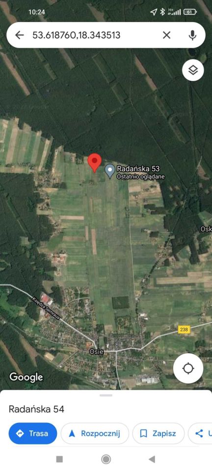 Działka budowlana Radańska. Zdjęcie 2