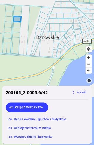 Działka budowlana Danowskie. Zdjęcie 1