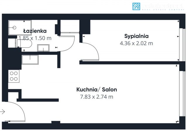 Mieszkanie 2-pokojowe Kraków Bieńczyce, os. Józefa Strusia. Zdjęcie 14