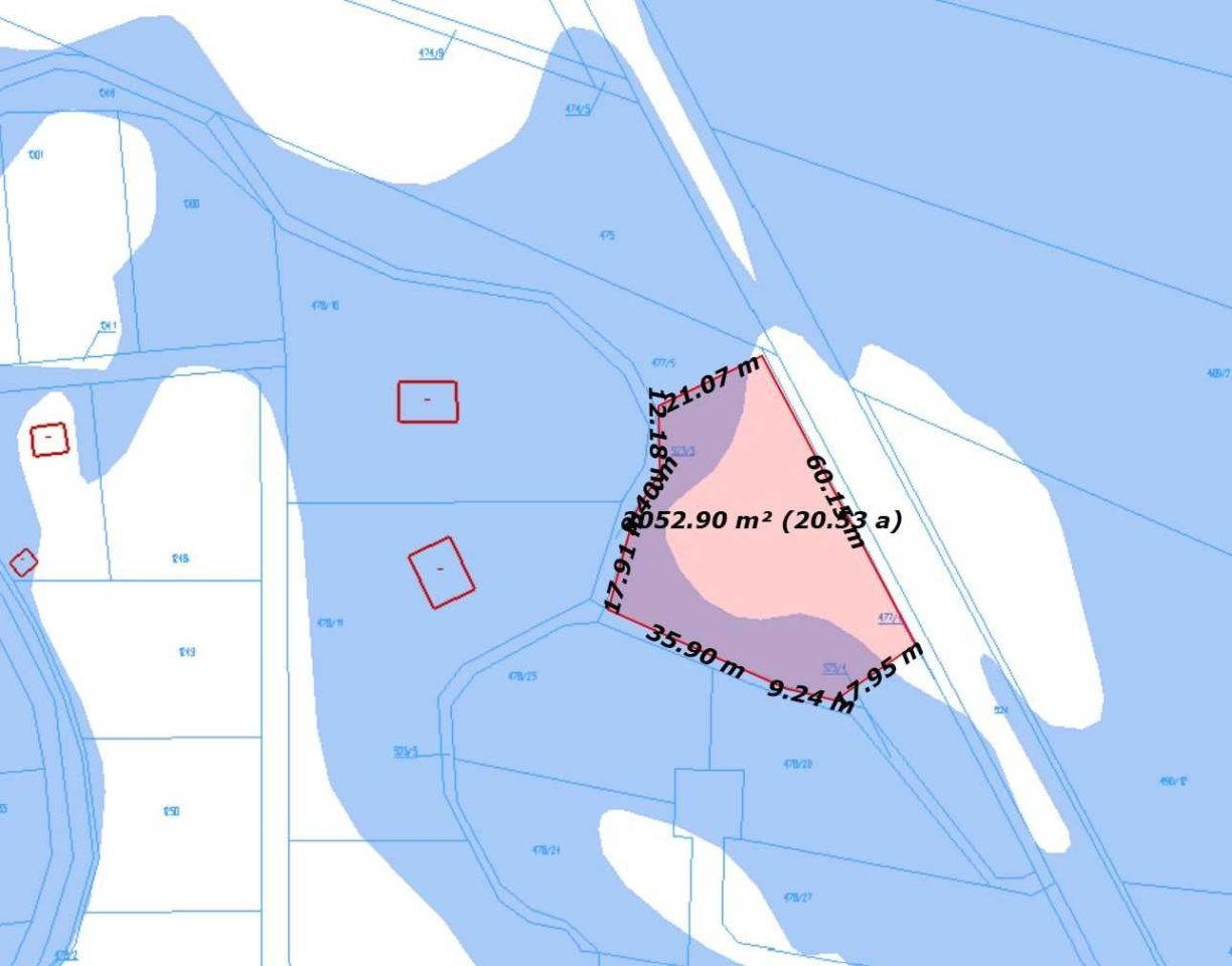 Działka budowlana Puste Łąki. Zdjęcie 7