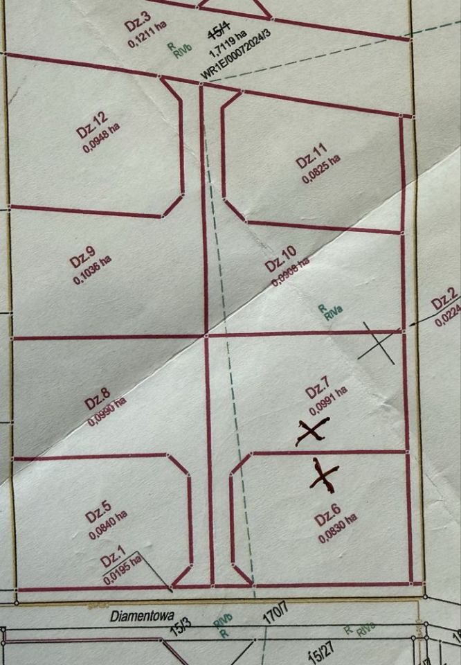 Działka budowlana Nowosiedlice, ul. Diamentowa. Zdjęcie 2