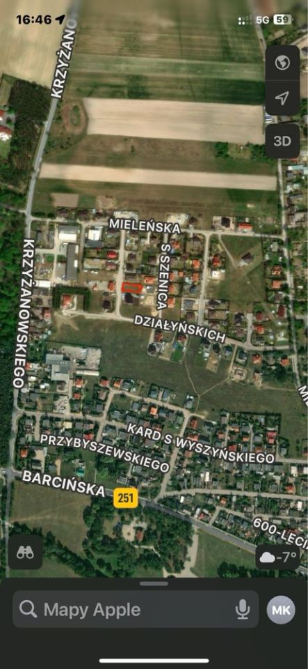 Działka budowlana Pakość, ul. ks. Wojciecha Kęsickiego. Zdjęcie 4