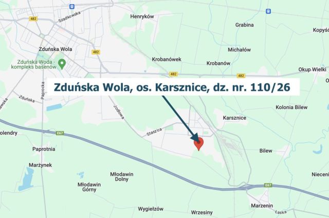 Działka siedliskowa Zduńska Wola, ul. Sportowa. Zdjęcie 11