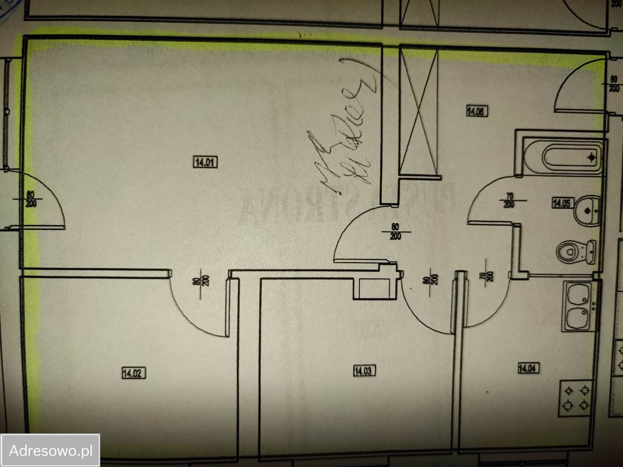 Mieszkanie 3-pokojowe Wrocław Borek, ul. Racławicka. Zdjęcie 10