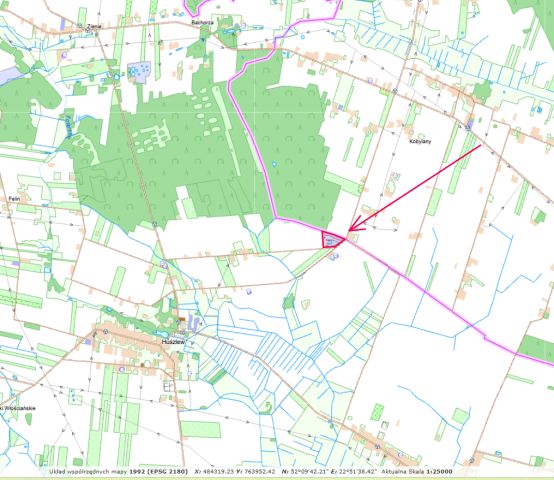 Działka budowlana Kobylany. Zdjęcie 1