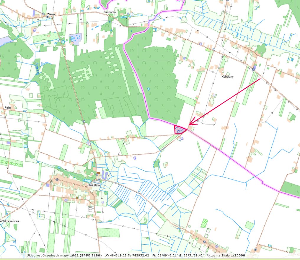 Działka budowlana Kobylany