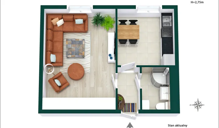 Mieszkanie 1-pokojowe Warszawa Ochota, ul. Grójecka