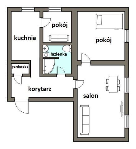 Mieszkanie 3-pokojowe Żuławka Sztumska. Zdjęcie 16