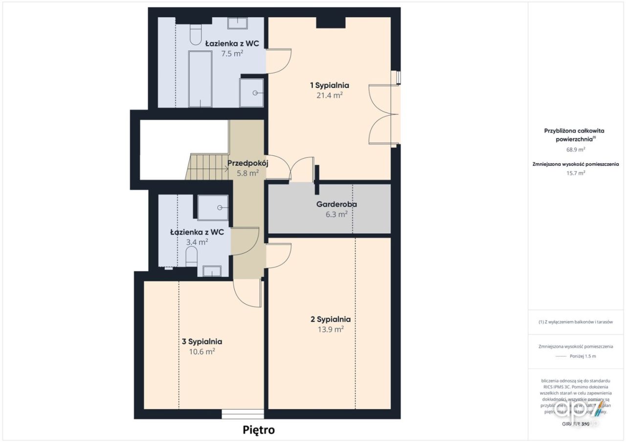 dom wolnostojący, 4 pokoje Michałowice, ul. Nad Dłubnią. Zdjęcie 25