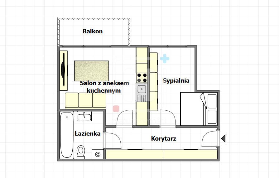 Mieszkanie 2-pokojowe Warszawa Włochy, ul. Rakowska. Zdjęcie 6