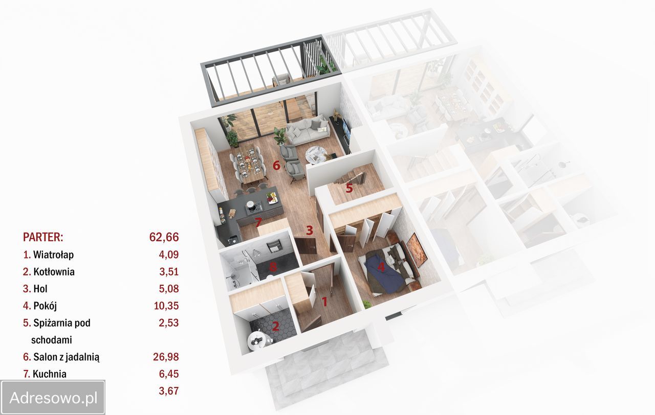 bliźniak, 6 pokoi Łódź Wilanów, ul. Marmurowa. Zdjęcie 5