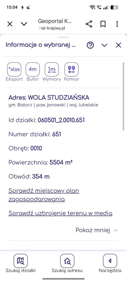 Działka rolno-budowlana Wola Studzieńska. Zdjęcie 3