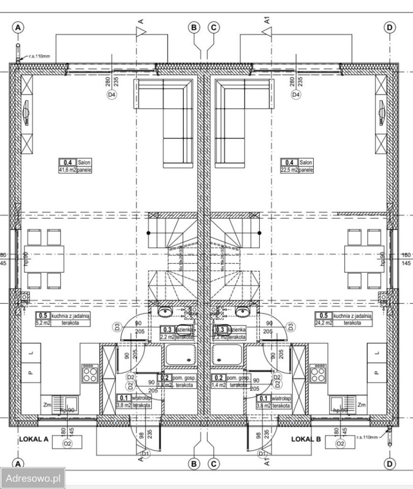 bliźniak, 5 pokoi Szczecin Kijewo. Zdjęcie 4