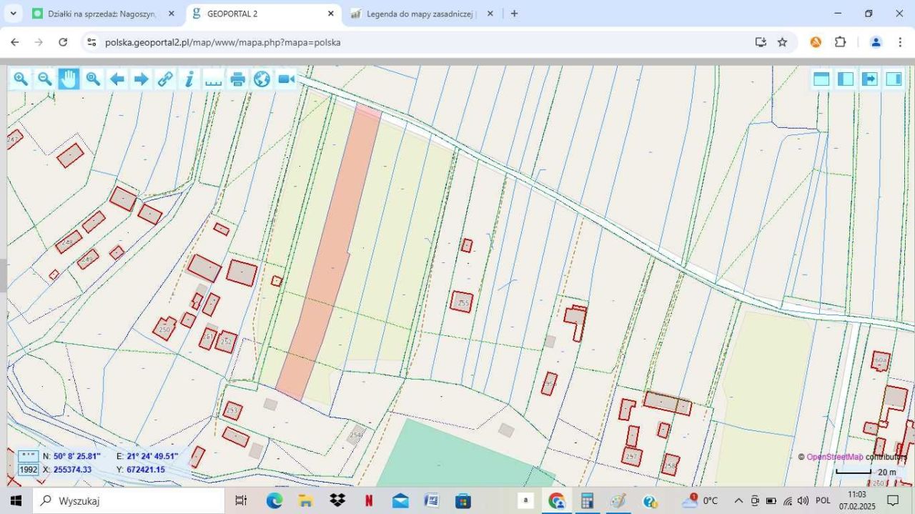 Działka budowlana Nagoszyn. Zdjęcie 2