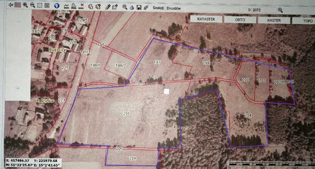 Działka rolno-budowlana Rusocice. Zdjęcie 3
