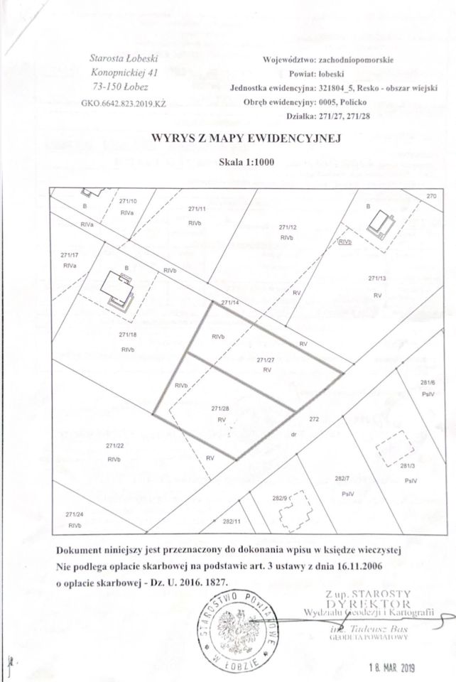 Działka budowlana Policko. Zdjęcie 8