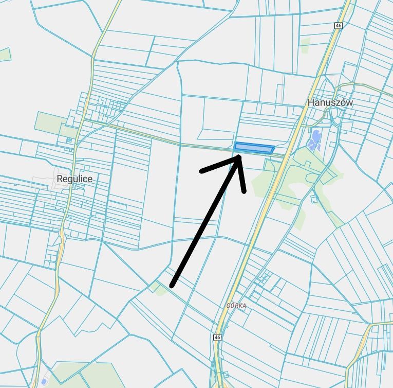 Działka inwestycyjna Hanuszów. Zdjęcie 4