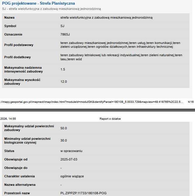 Działka budowlana Ustjanowa Górna. Zdjęcie 3